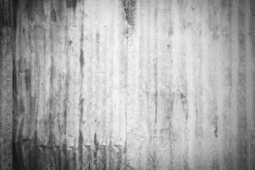 Zinc surface texture Gray galvanized iron wall texture, Zinc with rust pattern background Close up to pattern texture vertical zinc sheet with shadow, Wall aluminum silver stainless for the background