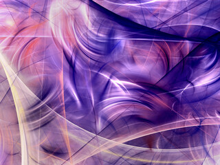 purple abstract fractal background 3d rendering illustration