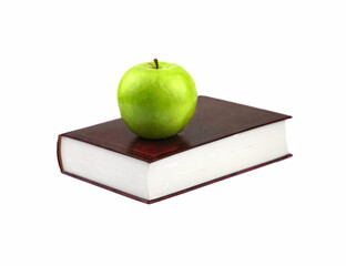 Apple on a book for teacher