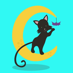 halloween-cat moon