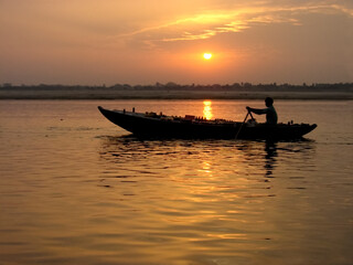 Sunrise on Ganges River