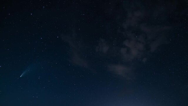 Comet NEOWISE C2020 F3 Time Lapse California USA 01