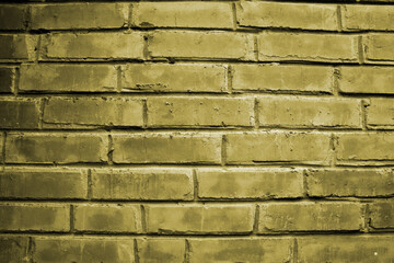 Yellow old brick wall texture