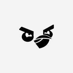 cartoon birdies face emoticon design