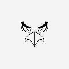 cartoon birdies face emoticon design