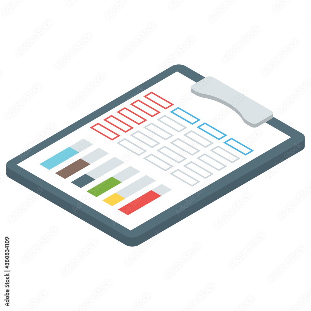 Canvas Prints isometric vector of online analytics icon