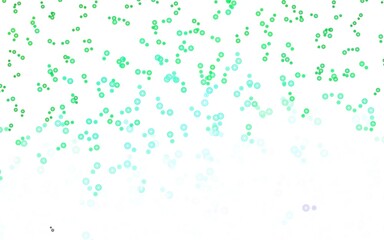 Light Green, Yellow vector backdrop with dots.