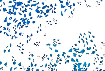 Light BLUE vector backdrop with abstract shapes.