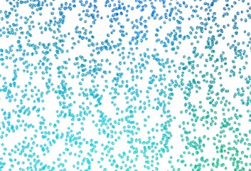 Light Blue, Green vector cover with spots.