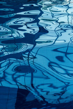 water in a swimming pool background