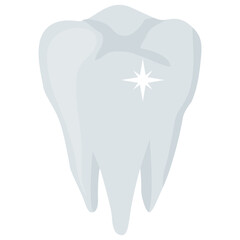 
Tooth whitening icon in isometric vector 
