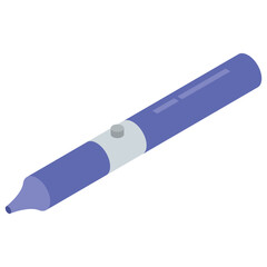 
Pointer icon in isometric vector 
