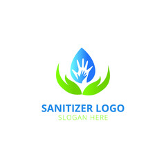 Creative Hand Sanitizer Business Logo Design