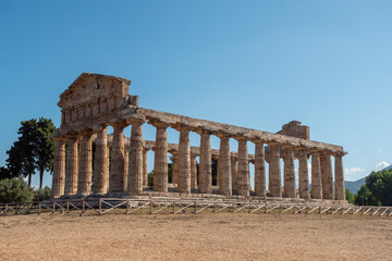 Temple of Athena in Paestum , Italy formerly known as Temple of Ceres