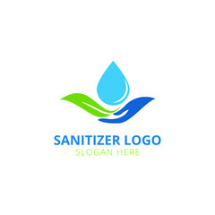 Creative Hand Sanitizer Business Logo Design