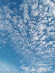 blue sky with clouds