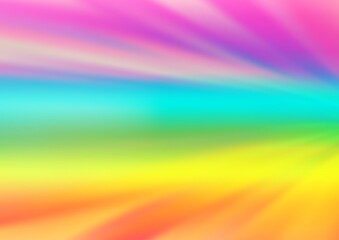 Light Multicolor, Rainbow vector bokeh template. Colorful illustration in abstract style with gradient. A completely new template for your design.