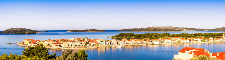 Fototapeta na wymiar Krapanj Island at the Dalmatian Coast