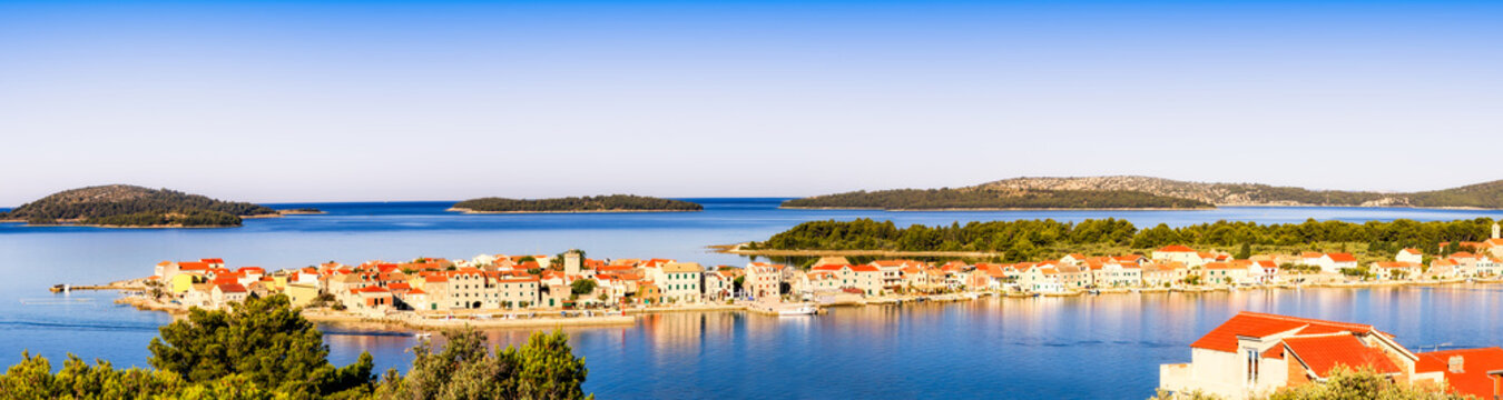 Krapanj Island At The Dalmatian  Coast