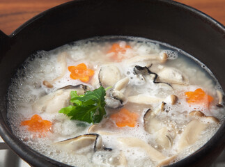 牡蛎雑炊