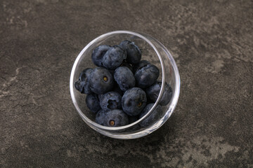 Ripe sweet tasty blueberries heap