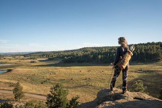 Female Bow Hunter