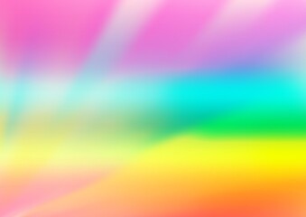 Light Multicolor, Rainbow vector blurred background. Colorful illustration in blurry style with gradient. The elegant pattern for brand book.