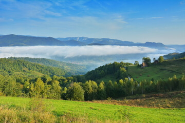 Fototapeta na wymiar Dumesti, Alba County, Romania a little piece of heaven