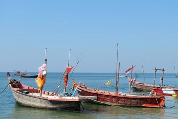 boats on the beach