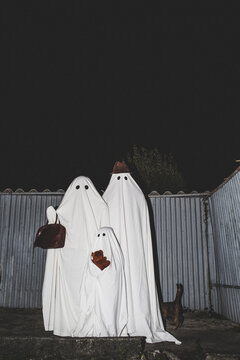 Portrait of family ghosts