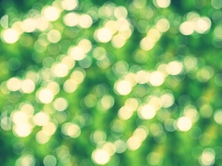 Obraz premium Green Nature Blurred Organic Bokeh Leaves Background