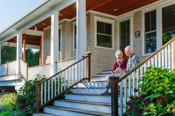 Senoir Couple at Home
