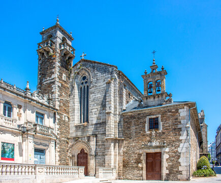 Church in Lugo (in Spanish Iglesia de San Pedro Lugo) Northern Spain Galicia 