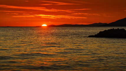 Sunset times for Makarska, Croatia