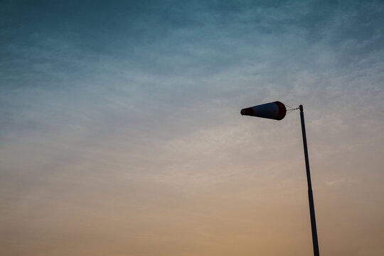 Windsock at Sunset