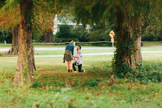 A young trendy proposal