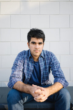 Portrait of young man