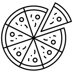 Italian Pizza vector