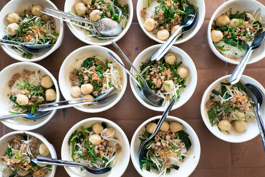 Bowls of Thai Food