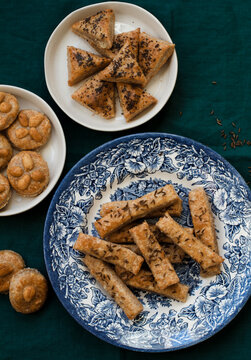 Homemade wholemeal crackers