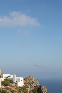 Little chappel in the Greek coast.