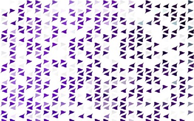 Light Purple vector layout with lines, triangles. Illustration with set of colorful triangles. Pattern for busines ad, booklets, leaflets