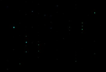 Dark Blue, Green vector background with rectangles.