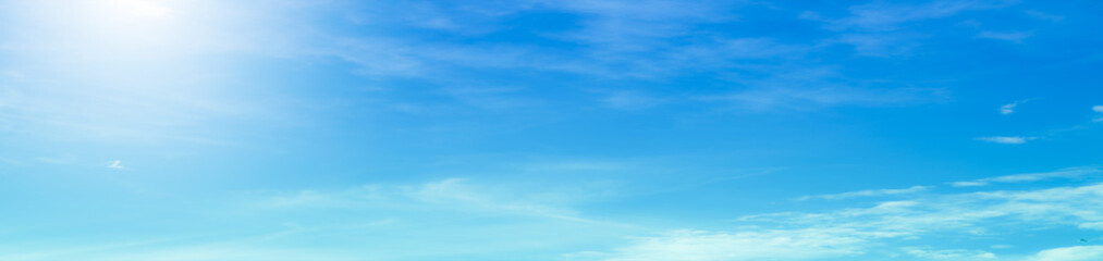 blue sky with beautiful natural white clouds	
