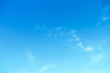 Fototapeta premium blue sky with beautiful natural white clouds 