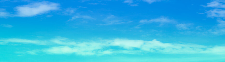 blue sky with beautiful natural white clouds	
