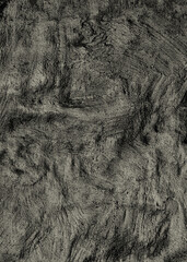 Ancient rough gray wall in closeup