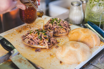 Lampredotto Sandwich, Typical Florentine Street Food
