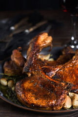 fried Pork Bone Cutlet