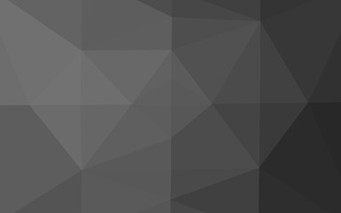 Obraz premium Light Silver, Gray vector abstract polygonal cover. Shining colored illustration in a Brand new style. Triangular pattern for your business design.